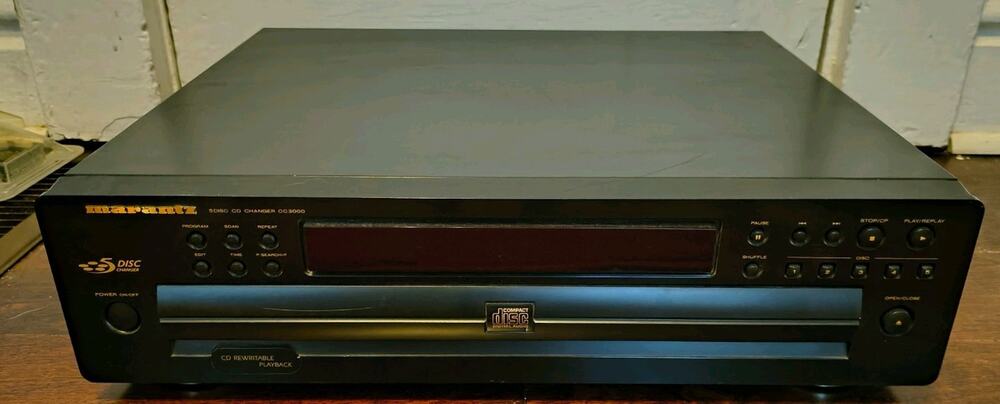 Marantz CC3000 5-Disc CD Changer - Vintage 2001 Home Audio Carousel Player